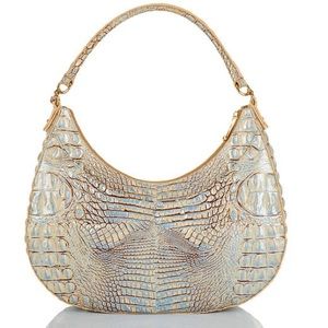 BRAHMIN Shoulder Leather Bag!